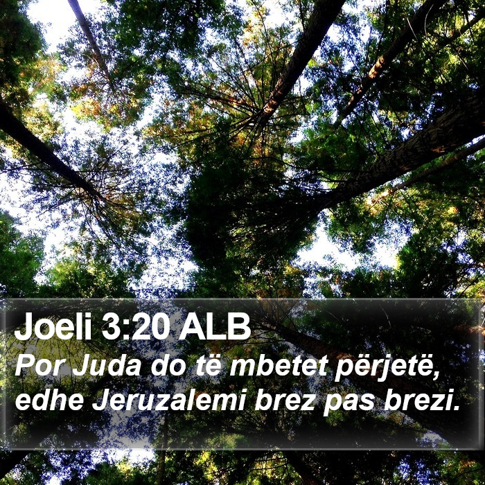 Joeli 3:20 ALB Bible Study