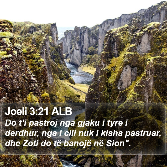 Joeli 3:21 ALB Bible Study