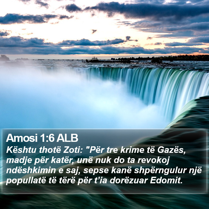 Amosi 1:6 ALB Bible Study