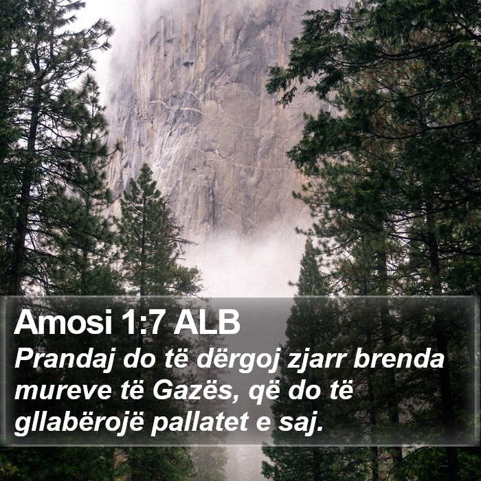 Amosi 1:7 ALB Bible Study