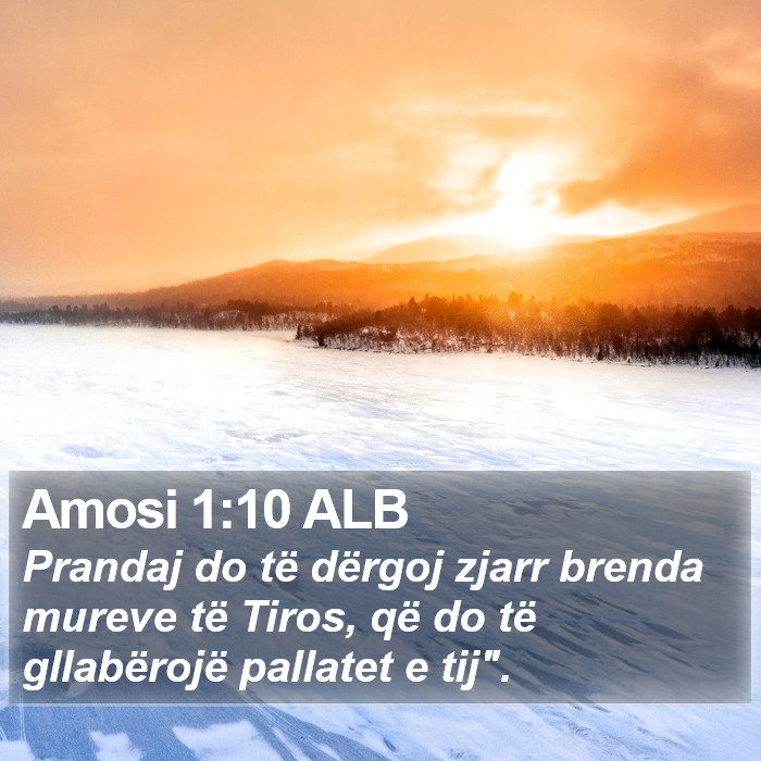 Amosi 1:10 ALB Bible Study