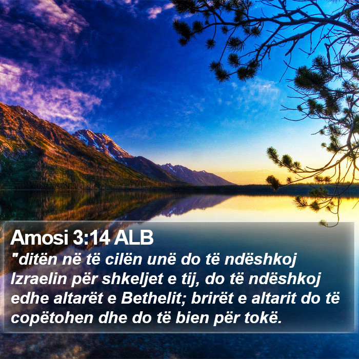 Amosi 3:14 ALB Bible Study
