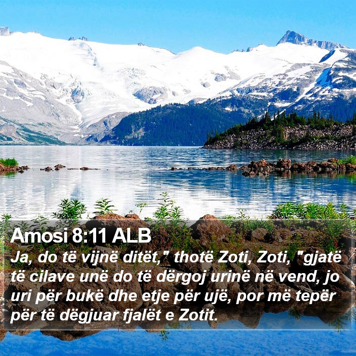 Amosi 8:11 ALB Bible Study