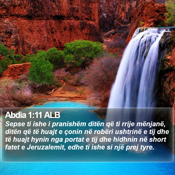 Abdia 1:11 ALB Bible Study