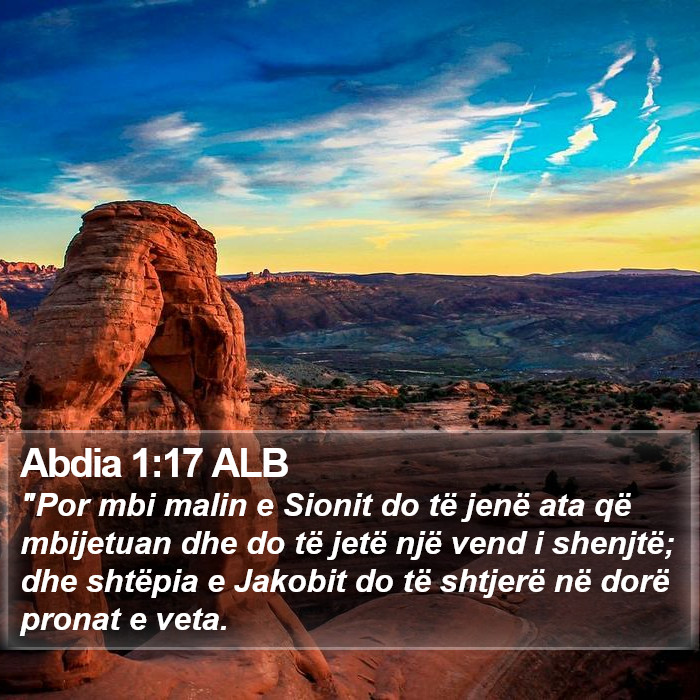 Abdia 1:17 ALB Bible Study