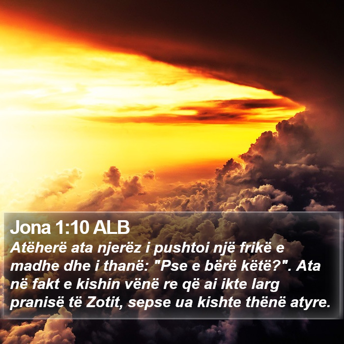 Jona 1:10 ALB Bible Study