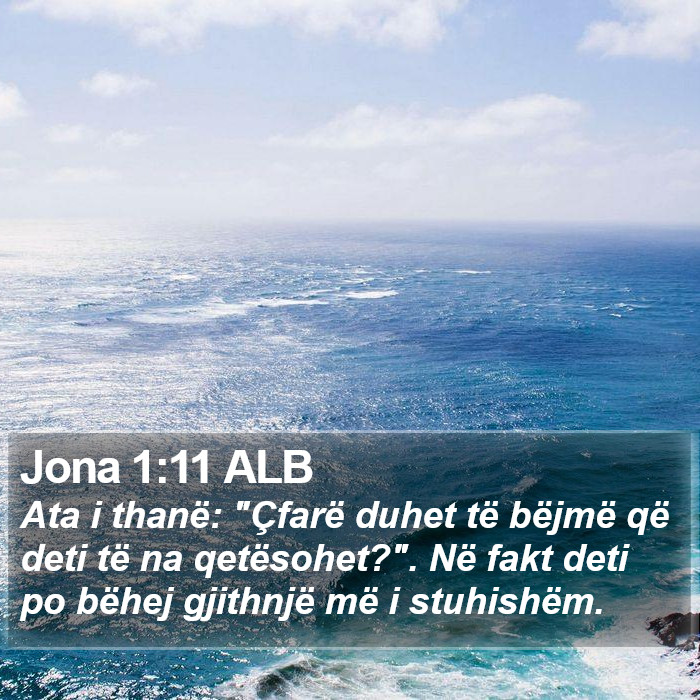 Jona 1:11 ALB Bible Study