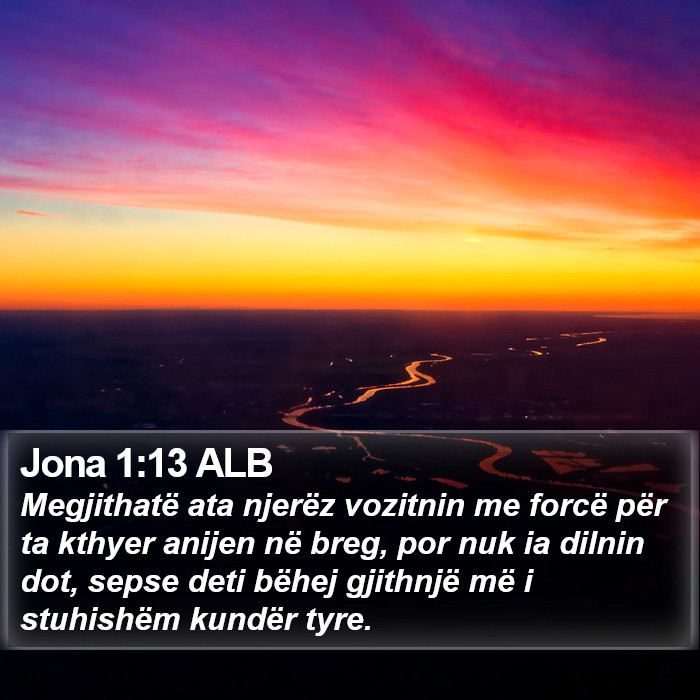 Jona 1:13 ALB Bible Study