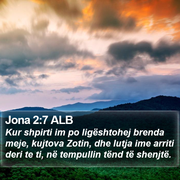 Jona 2:7 ALB Bible Study