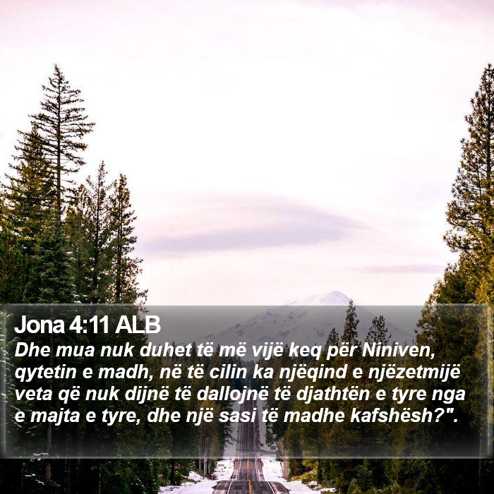 Jona 4:11 ALB Bible Study