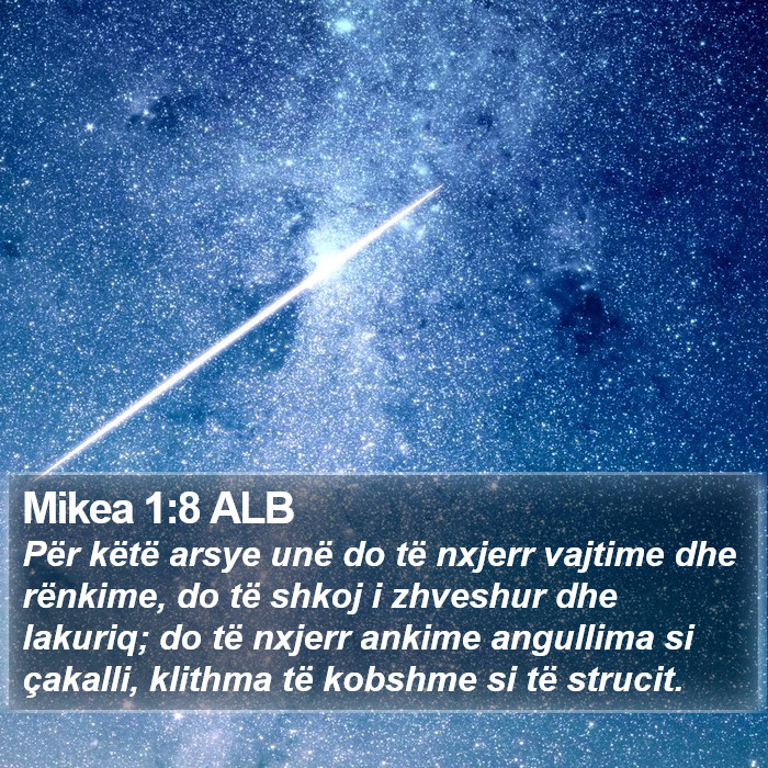 Mikea 1:8 ALB Bible Study