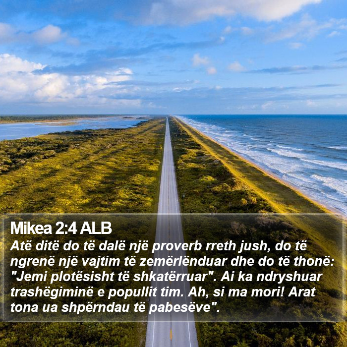 Mikea 2:4 ALB Bible Study