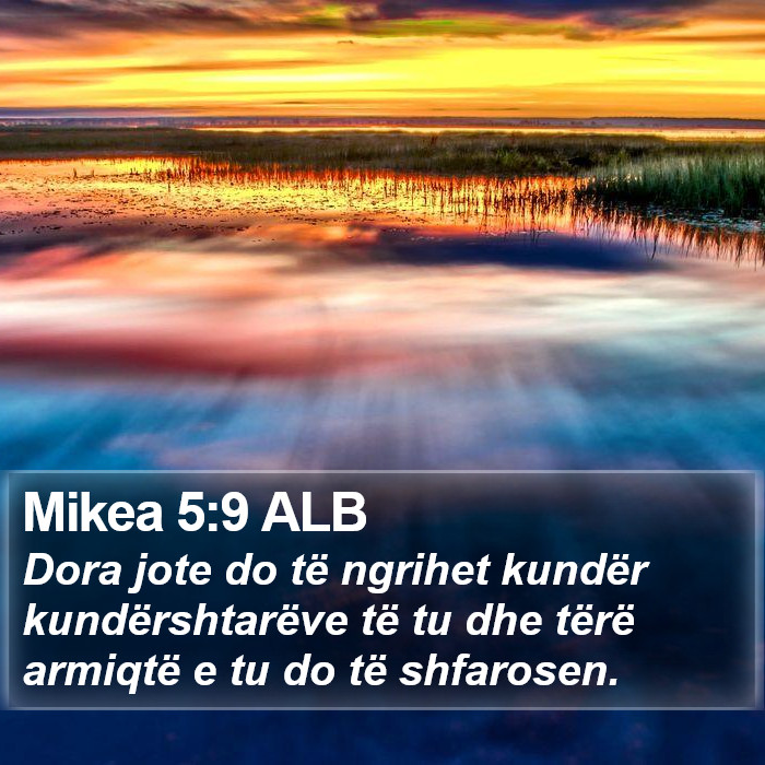 Mikea 5:9 ALB Bible Study