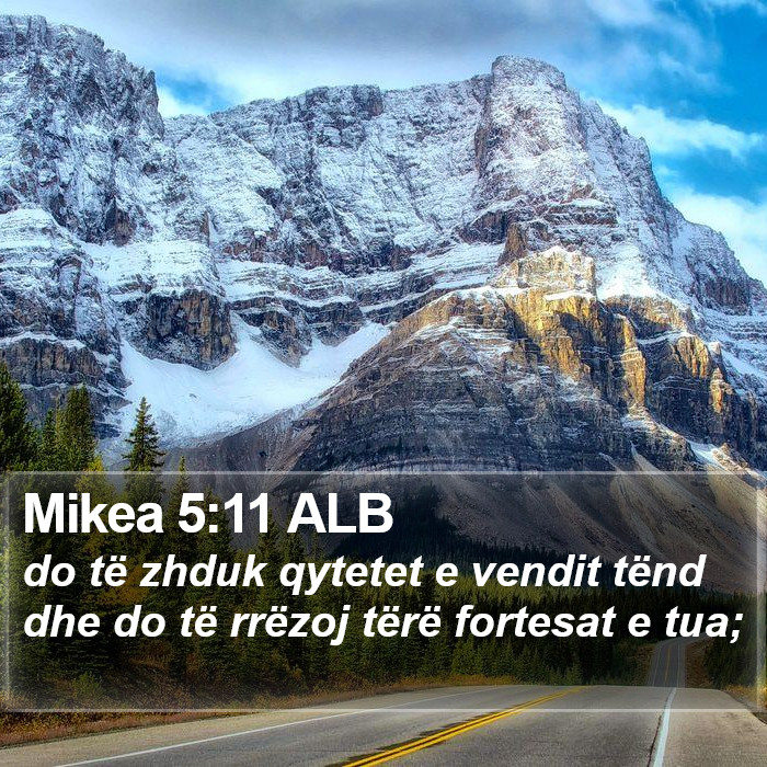Mikea 5:11 ALB Bible Study