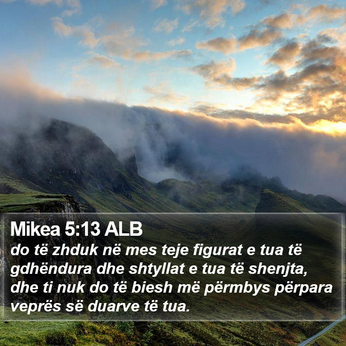 Mikea 5:13 ALB Bible Study
