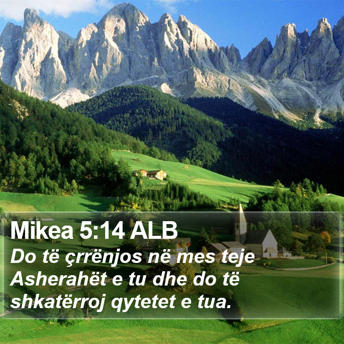 Mikea 5:14 ALB Bible Study