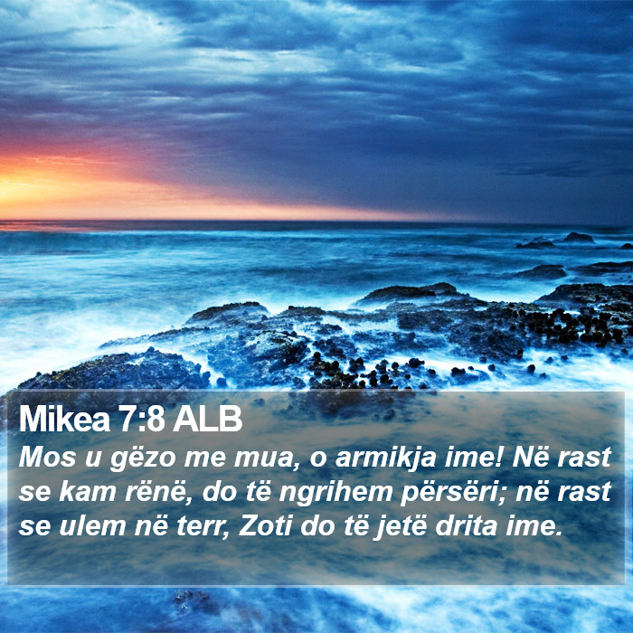 Mikea 7:8 ALB Bible Study