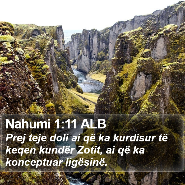 Nahumi 1:11 ALB Bible Study