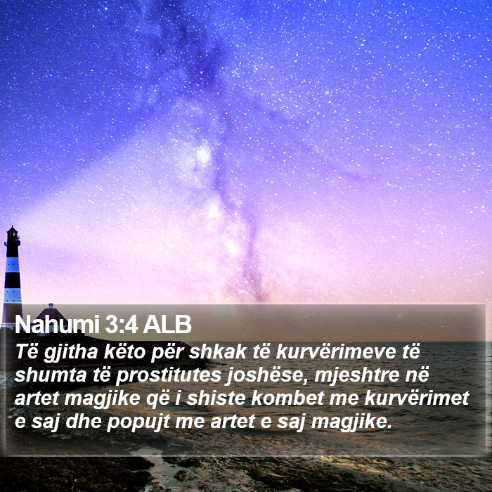 Nahumi 3:4 ALB Bible Study