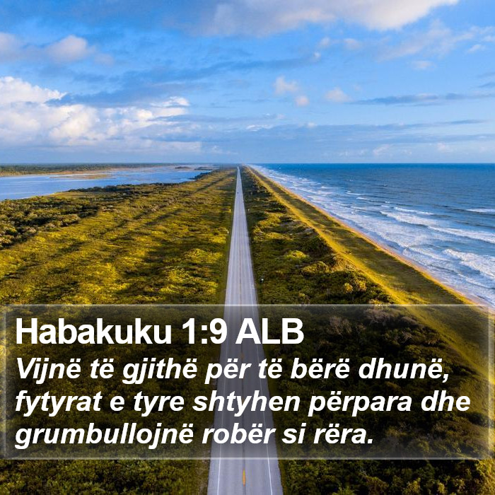 Habakuku 1:9 ALB Bible Study