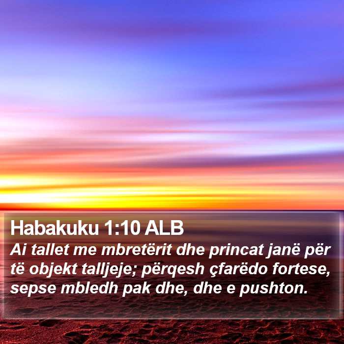 Habakuku 1:10 ALB Bible Study