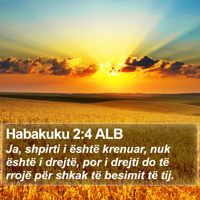 Habakuku 2:4 ALB Bible Study