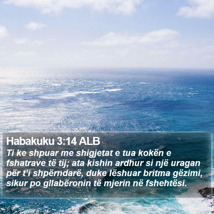 Habakuku 3:14 ALB Bible Study