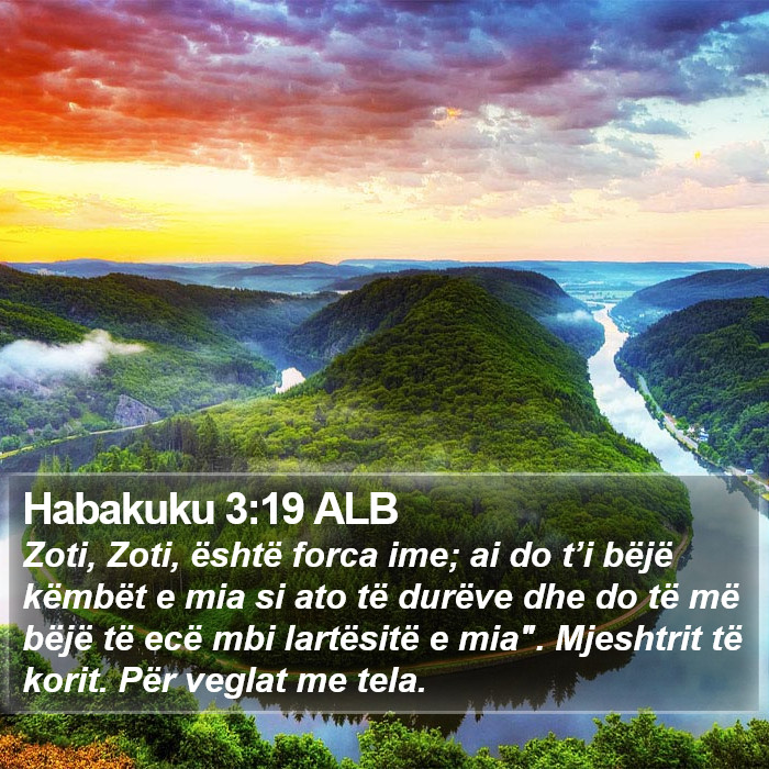 Habakuku 3:19 ALB Bible Study