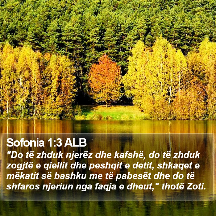 Sofonia 1:3 ALB Bible Study