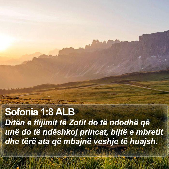 Sofonia 1:8 ALB Bible Study