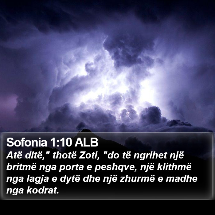 Sofonia 1:10 ALB Bible Study