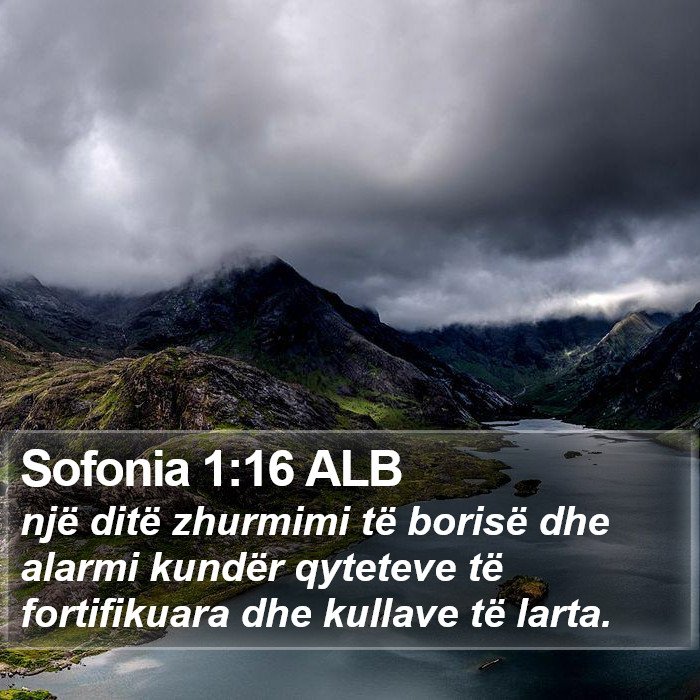 Sofonia 1:16 ALB Bible Study