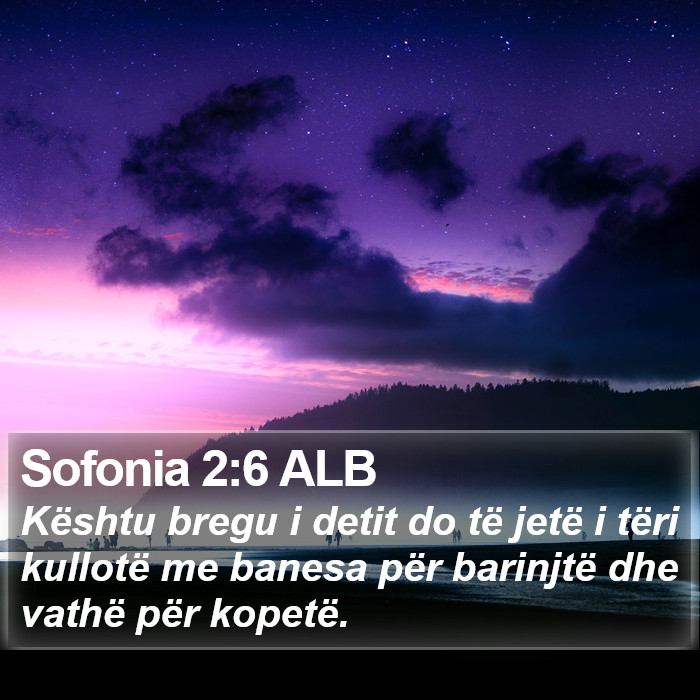 Sofonia 2:6 ALB Bible Study