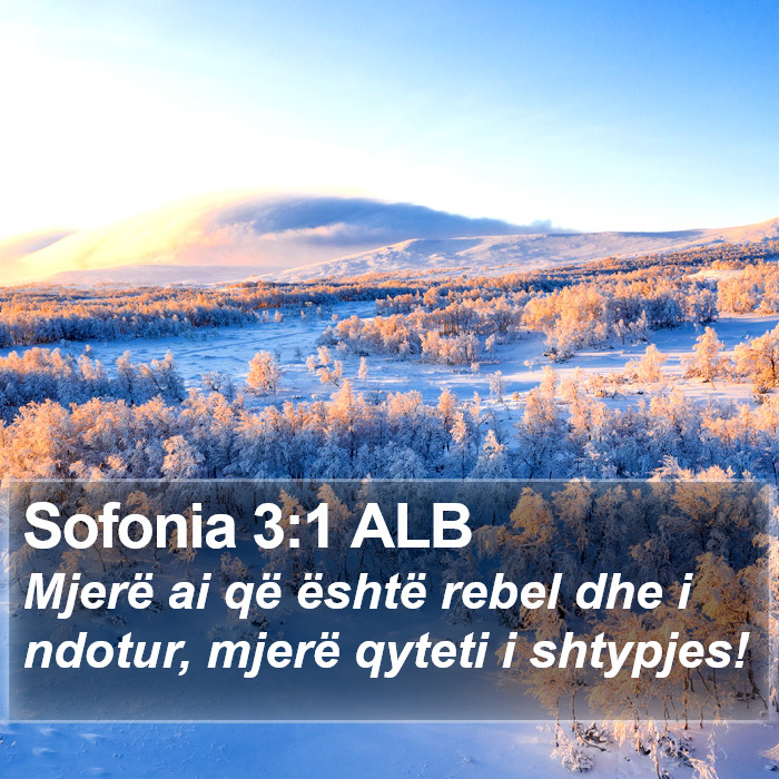 Sofonia 3:1 ALB Bible Study