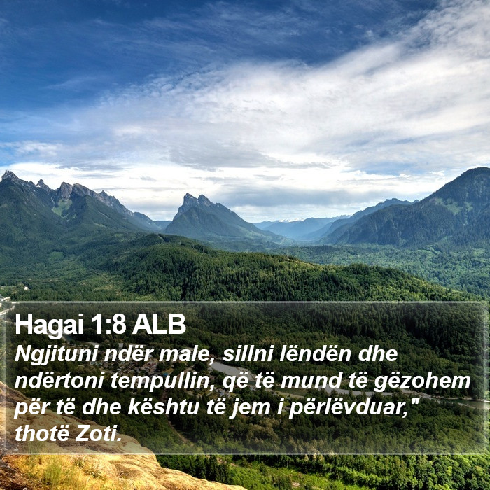 Hagai 1:8 ALB Bible Study