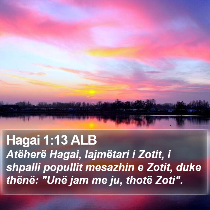 Hagai 1:13 ALB Bible Study