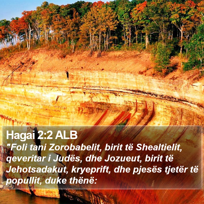 Hagai 2:2 ALB Bible Study
