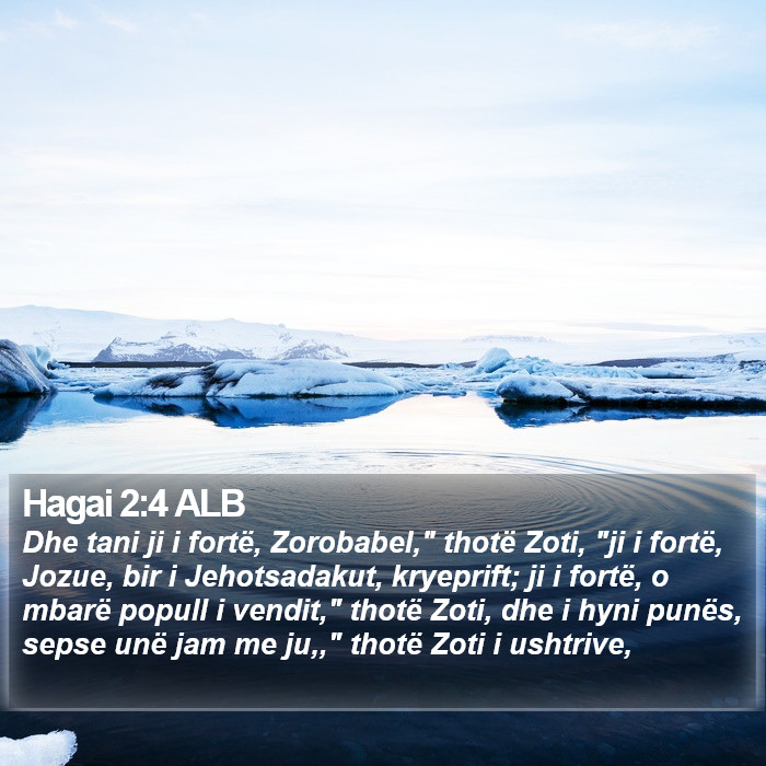 Hagai 2:4 ALB Bible Study