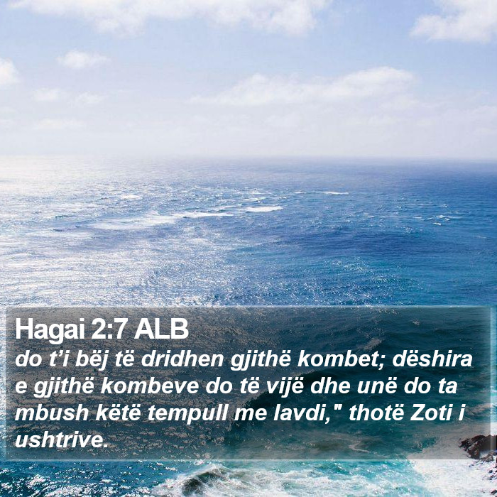 Hagai 2:7 ALB Bible Study