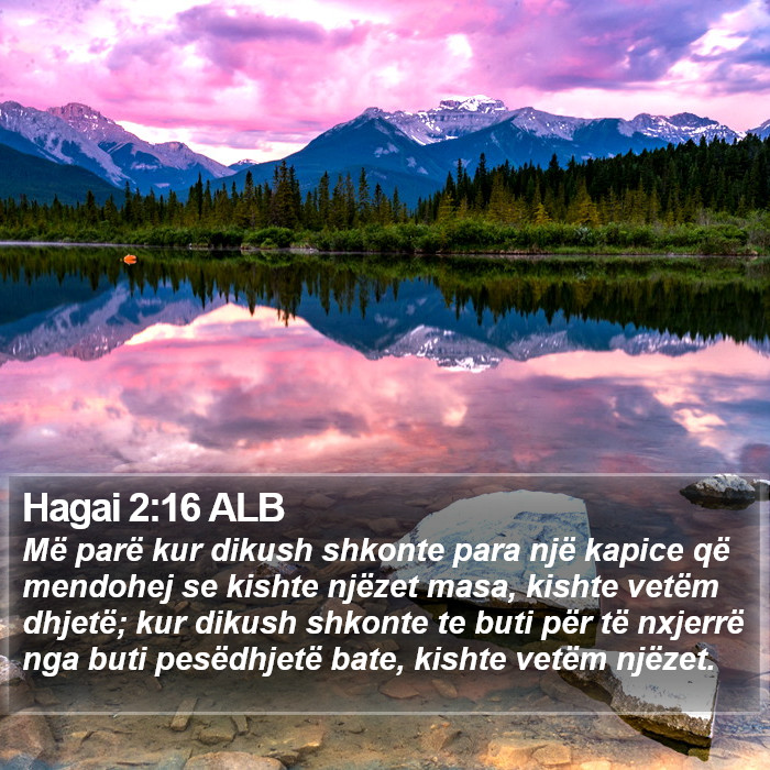 Hagai 2:16 ALB Bible Study