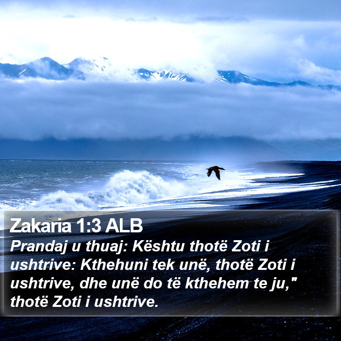 Zakaria 1:3 ALB Bible Study