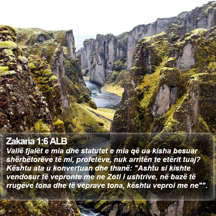 Zakaria 1:6 ALB Bible Study