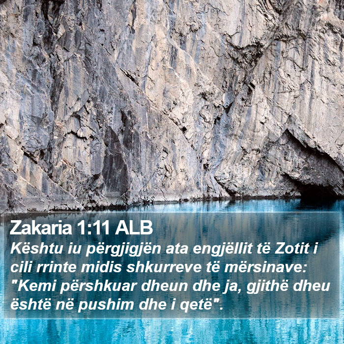 Zakaria 1:11 ALB Bible Study