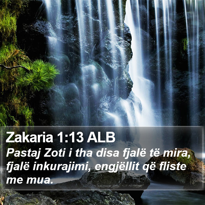 Zakaria 1:13 ALB Bible Study