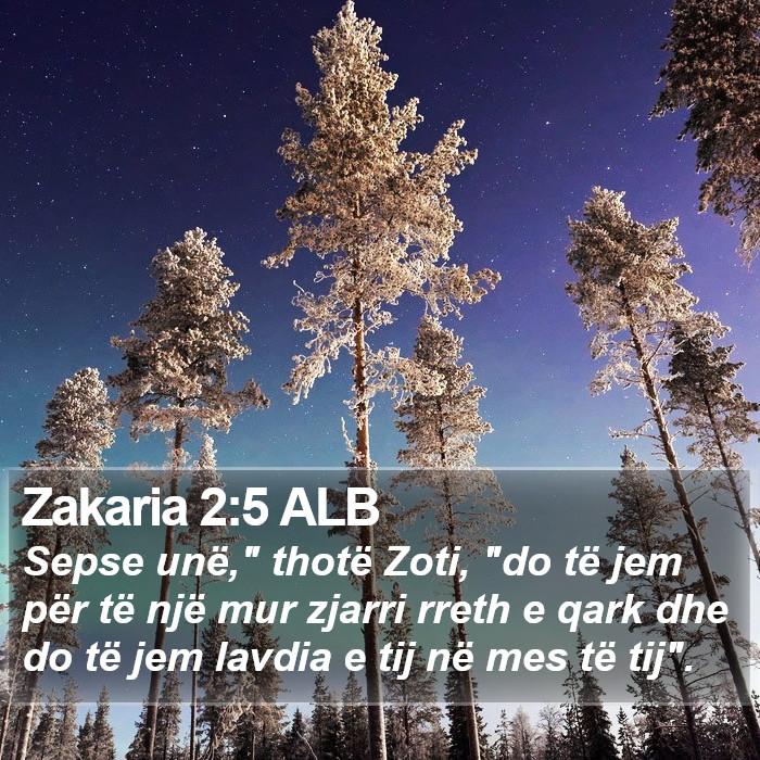 Zakaria 2:5 ALB Bible Study