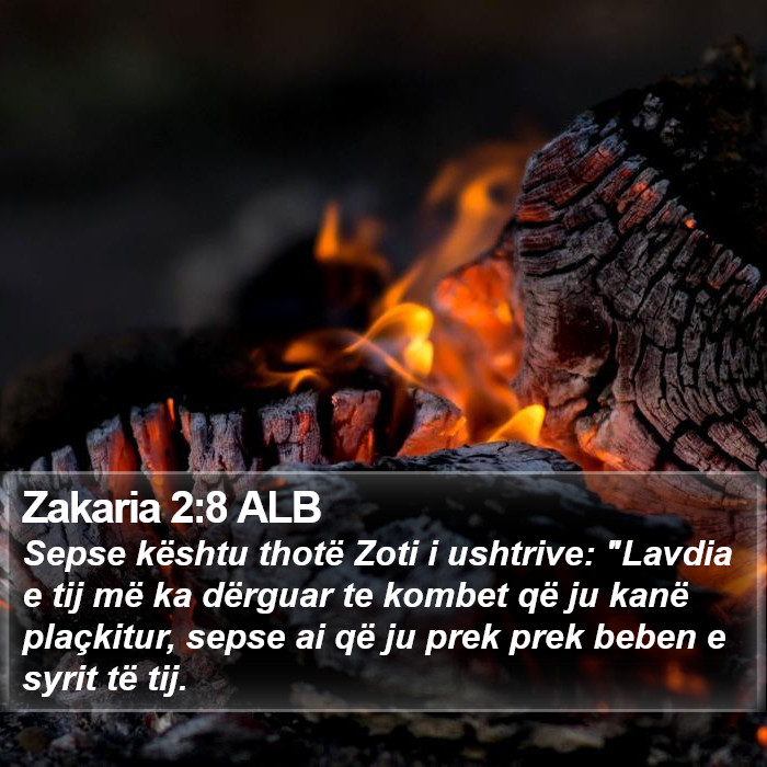 Zakaria 2:8 ALB Bible Study