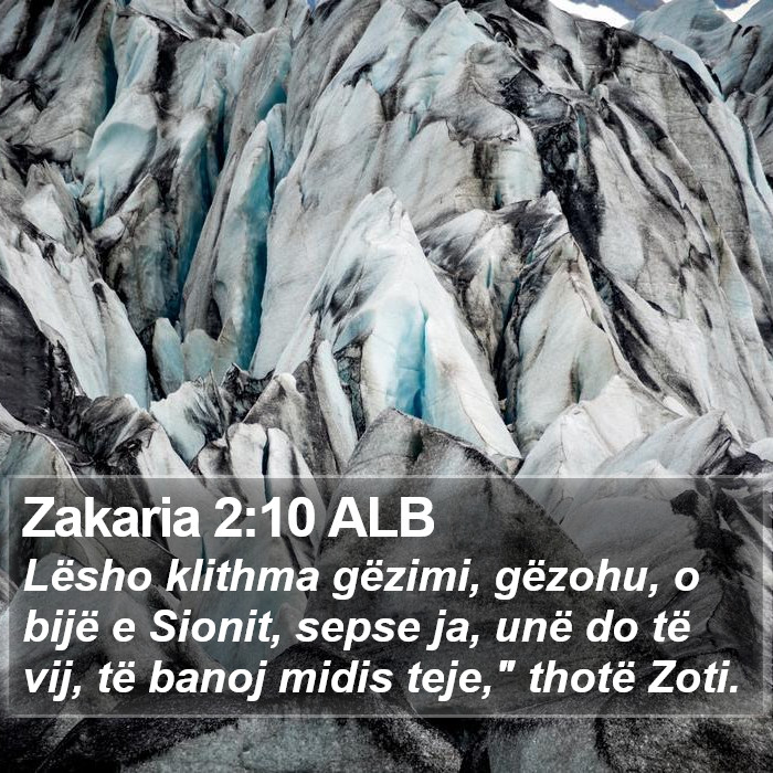 Zakaria 2:10 ALB Bible Study