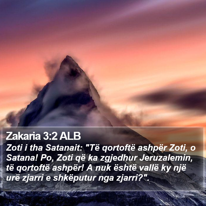 Zakaria 3:2 ALB Bible Study