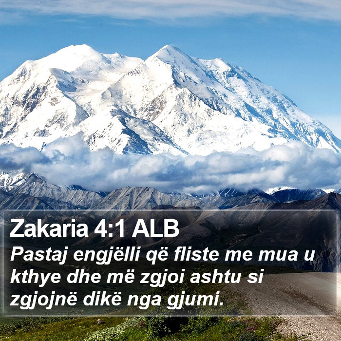 Zakaria 4:1 ALB Bible Study