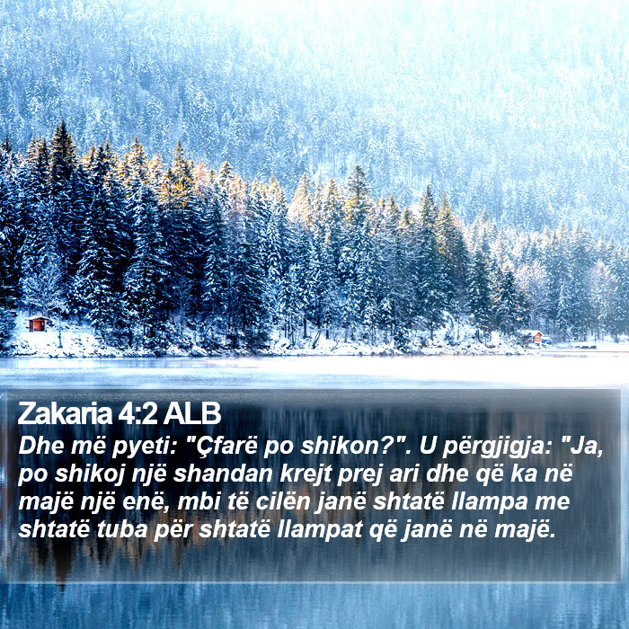 Zakaria 4:2 ALB Bible Study